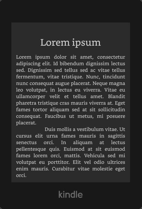 Kindle Preview